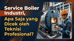 Service boiler Industri, apa saja yang dilakukan teknisi profesional