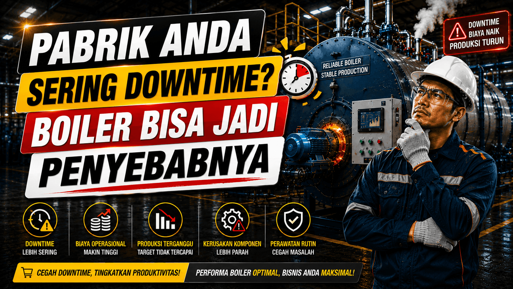 Pabrik Anda Sering Downtime