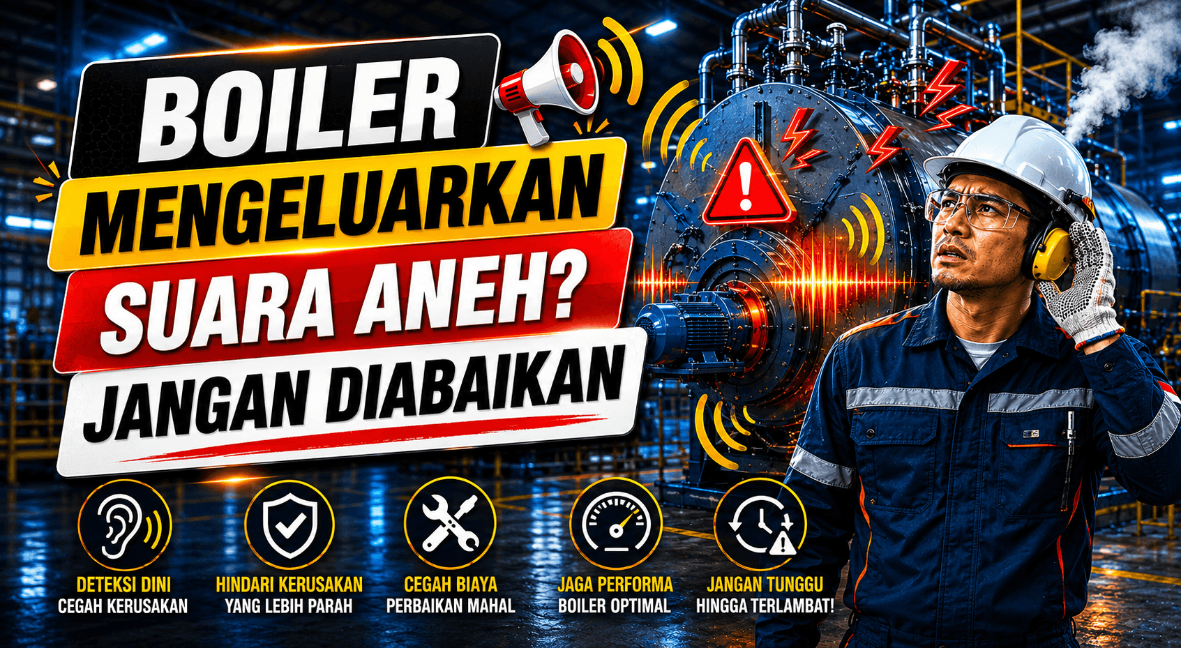 boiler mengeluarkan suara aneh