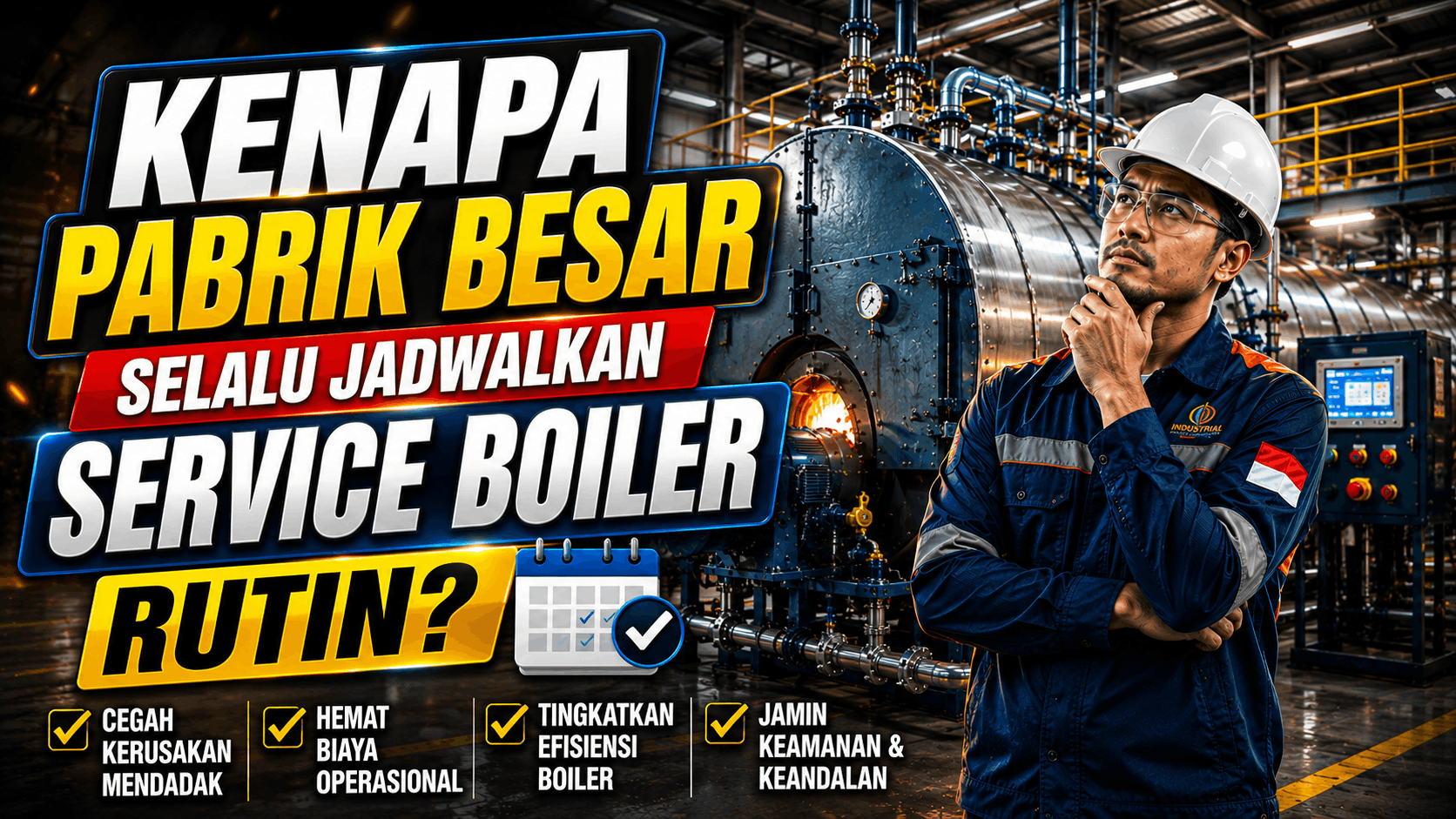 Kenapa Pabrik Besar Selalu Jadwalkan Service Boiler Rutin?