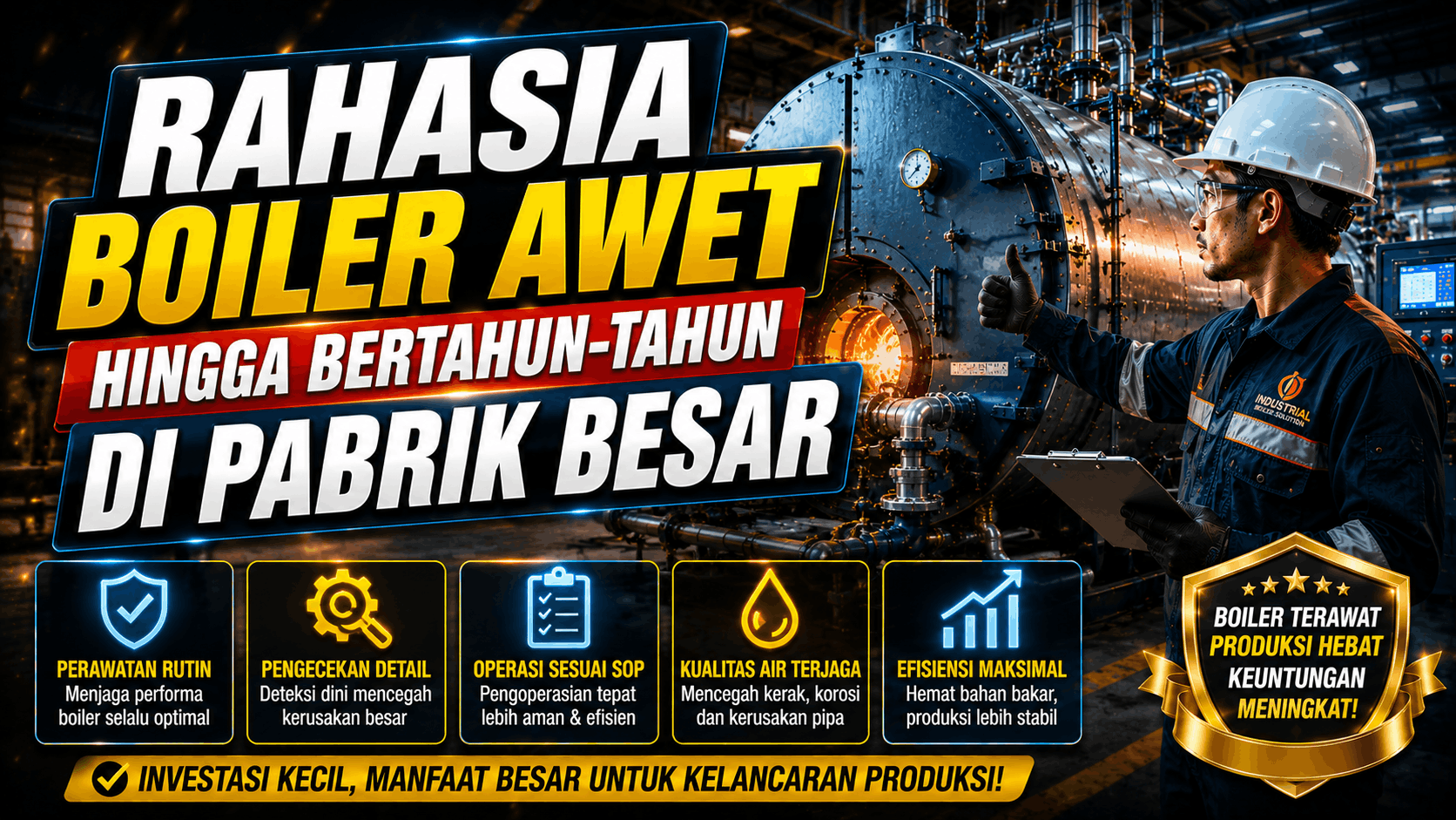 jasa service boiler, boiler industri, service rutin boiler
