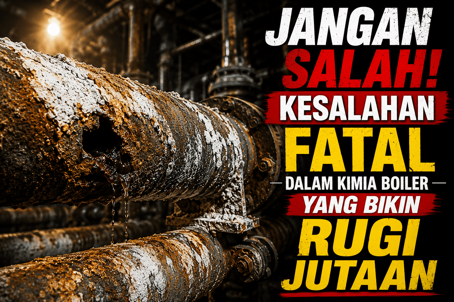 Kesalahan penggunaan Kimia Boiler