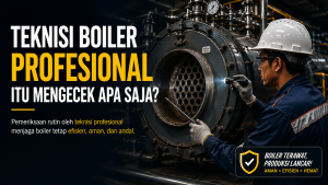 Teknisi Boiler Profesional itu cek apa saja