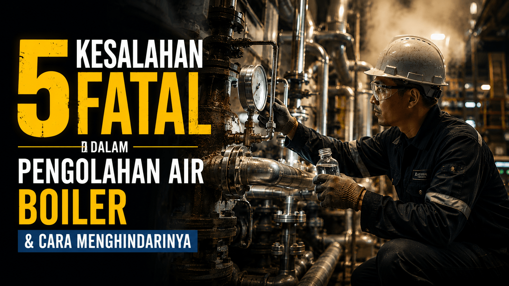 5 Kesalahan Fatal Pengolahan Air Boiler dan Cara Mengatasinya