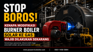 stop boros mesin boiler