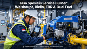 Jasa Service Burner Industri: Solusi Spesialis untuk Weishaupt, Riello, FBR, dan Merek Global Lainnya